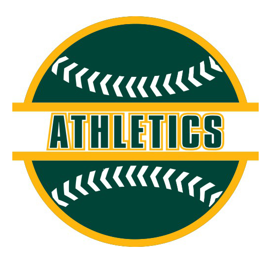 Baseball Oakland Athletics Logo iron on paper